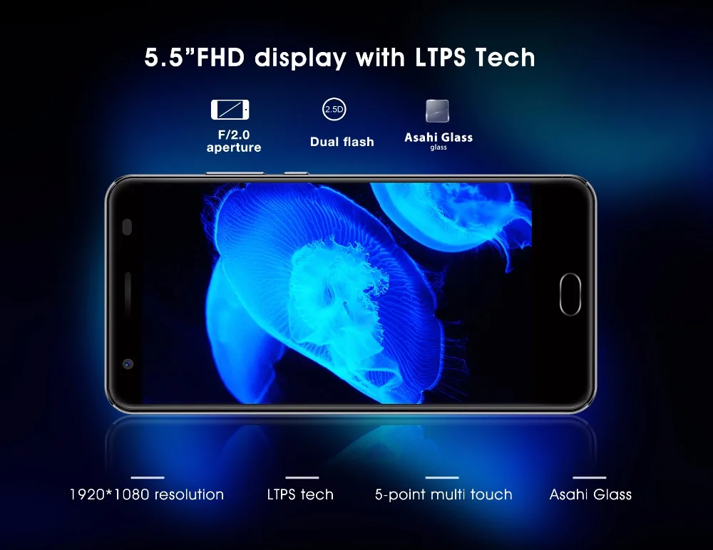 Oukitel K6000 плюс 6080 мА/ч 4G смартфон 5 &quotMTK6750T Octa Core 4 GB 64 Android 7 0 16MP Быстрая зарядка с