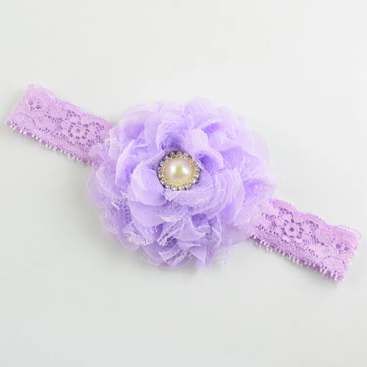 Детская шифоновая повязка на голову 16 цветов 48 шт./лот|lace headband|headbands for girlsdesigner headband
