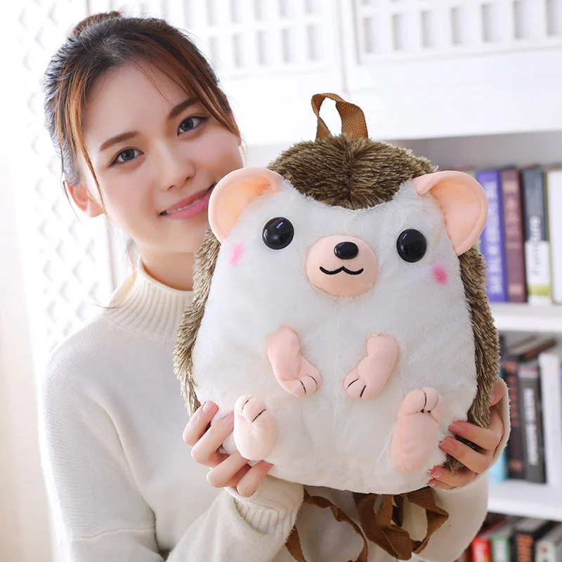 30*28 см милый плюшевый ежик Игрушка Кукла Kawaii рюкзак с ежом мягкая игрушка детская