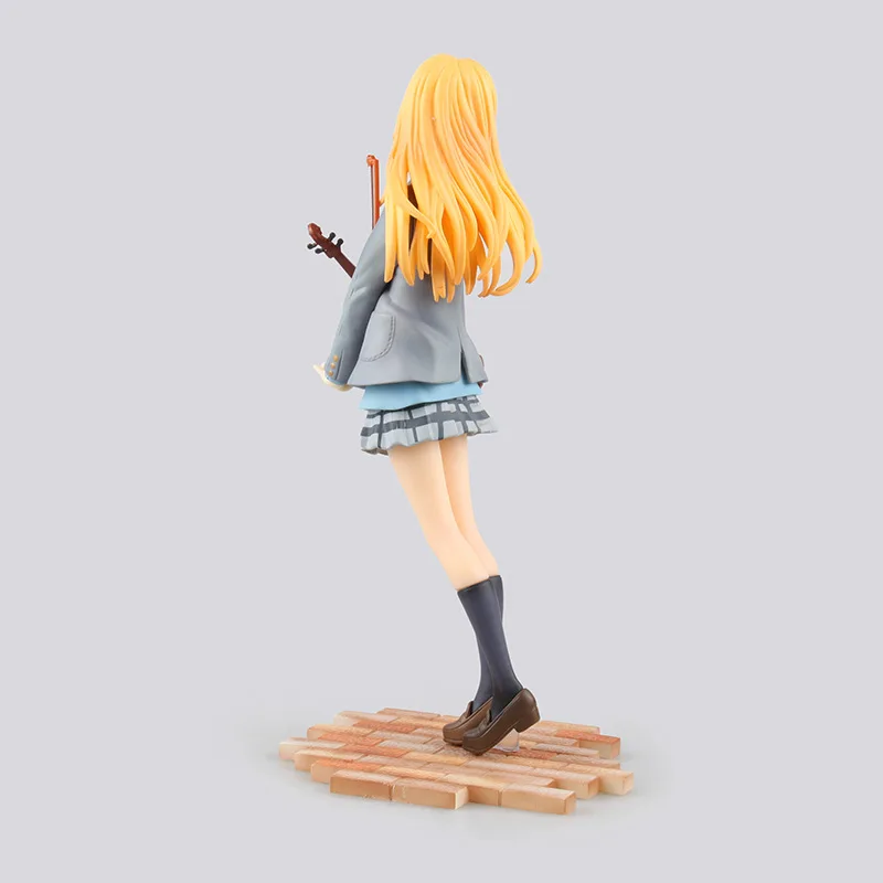 Аниме ваша лежа в апреле Miyazono Kaori ПВХ фигурка Коллекционная модель кукла игрушка