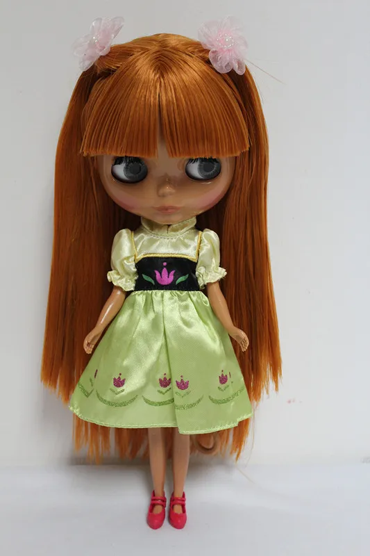 Blygirl Blyth кукла шоколадная челка прямые волосы черная кожа обычное тело 7 суставов