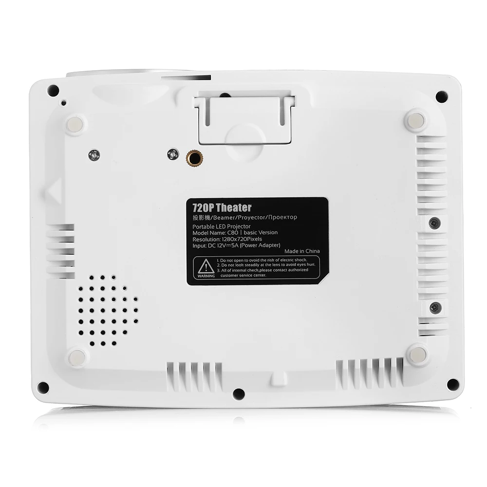 Exquizon C80 проектор ЖК дисплей дома Театр 1280x720 Разрешение LED Портативный HD