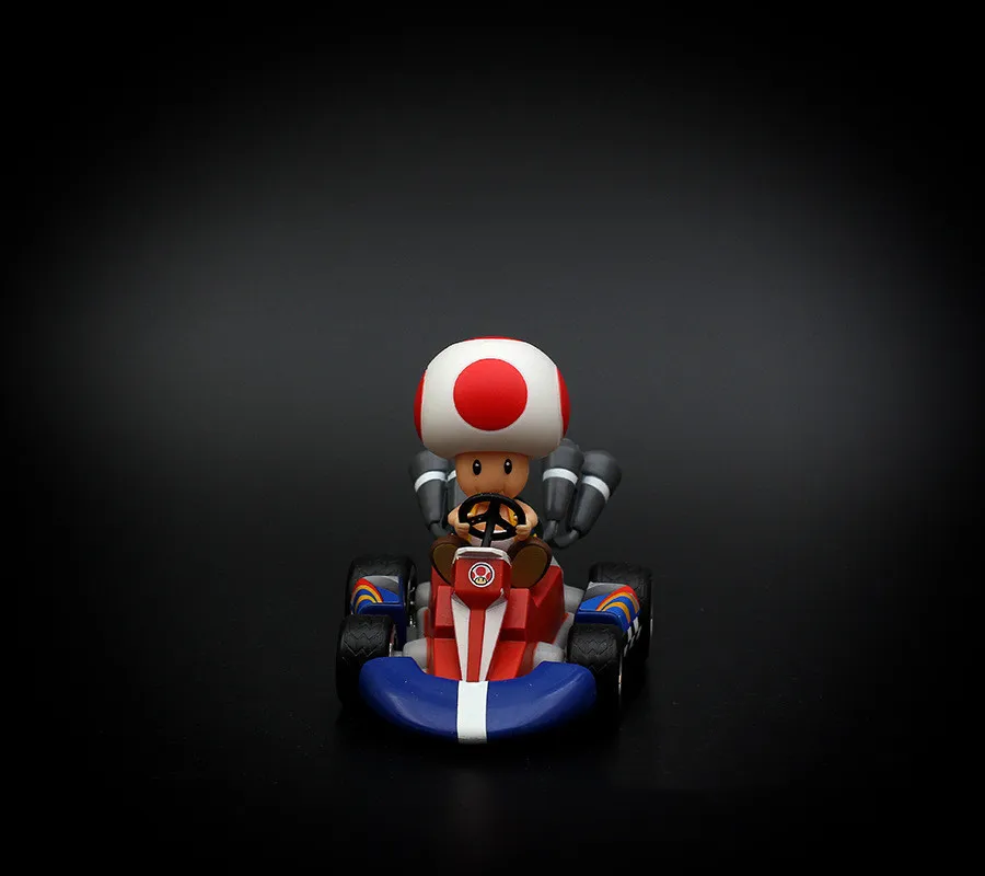 Высота каблука 10 см Super Mario Kart Вытяните назад автомобиль супер Марио и Луиджи