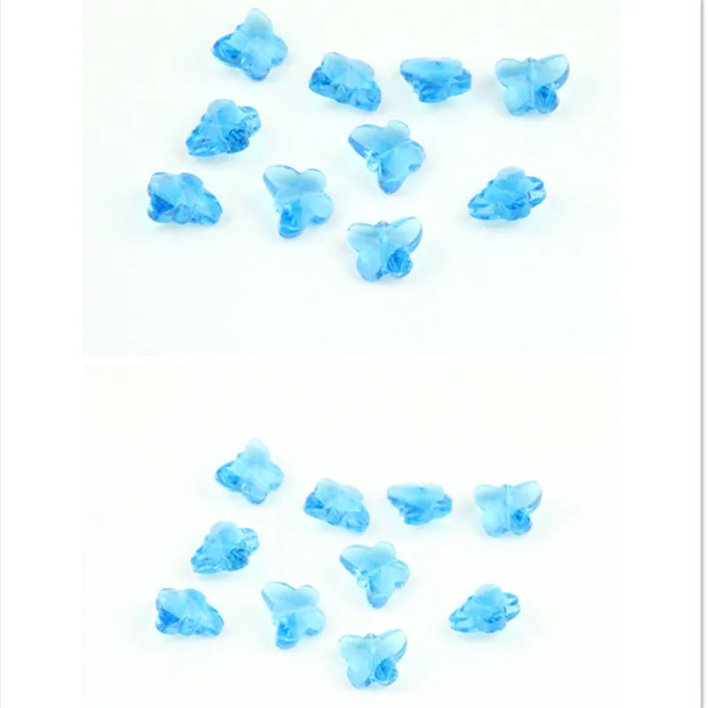 1000 шт. стеклянные бусины бабочки 14 мм|crystal prisms|crystal prisms for salecrystal parts |