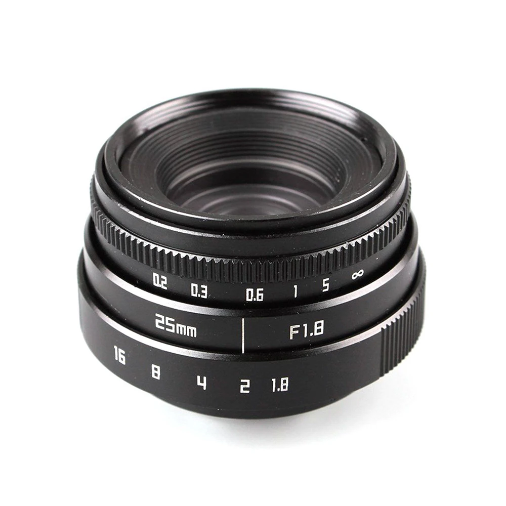 Объектив для телевизора 25 мм F1.8 объектив ТВ с креплением + бленда Nikon 1
