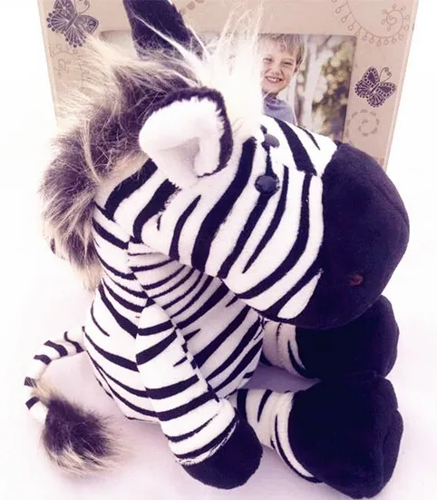 

35cm 50cm Germany jungle brother zebra Cute plush toy doll for birthday gift 1pcs