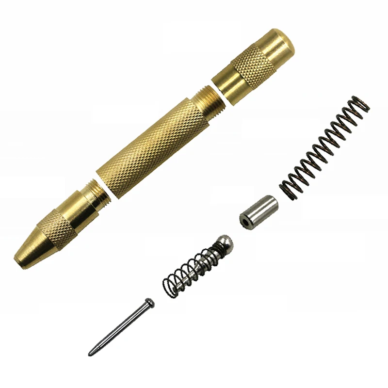 1 шт. 5 дюймовый автоматический центральный штифт перфоратор с пружинной