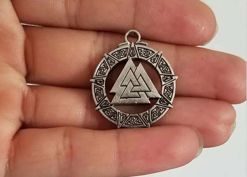 Lanseis 1 шт. Valknut Odin символ норзы подвеска с символикой викингов Мужская для мальчика