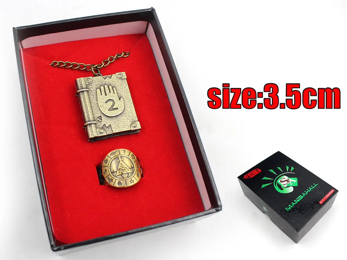 OHCOMICS Горячая Аниме Гравитация Фолс Билль Зодиак Журнал 1-3 металлическое ожерелье