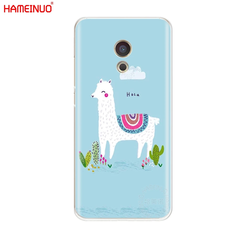 HAMEINUO Рождественский чехол для телефона с милыми альпаками Meizu M6 M5 M5S M2 M3 M3S MX4 MX5 MX6 PRO