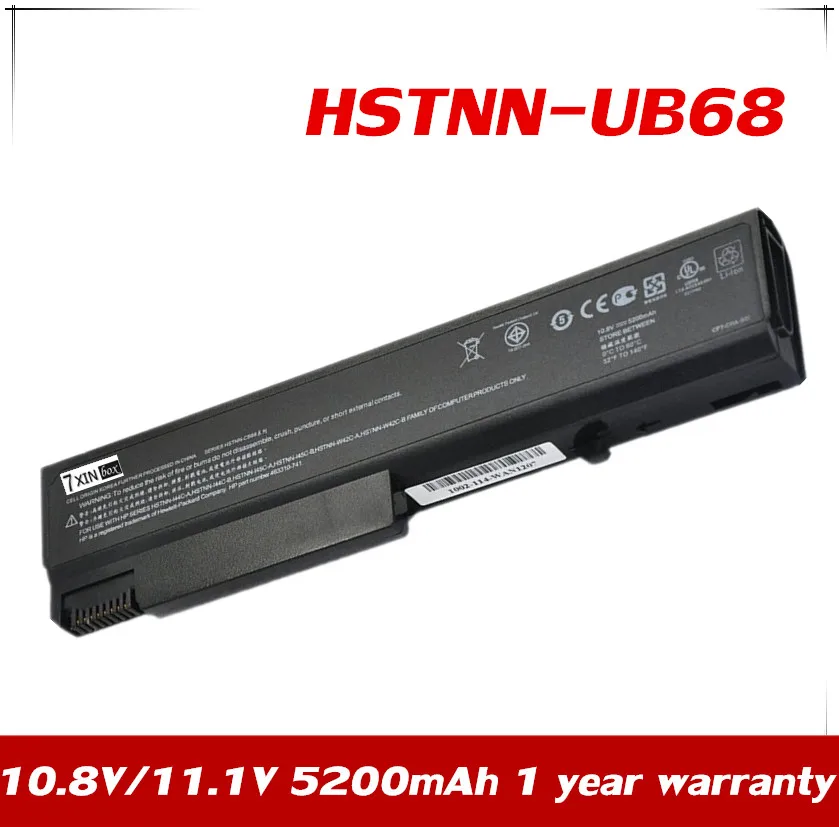 7XINbox 10 8 V HSTNN UB68 батареи для HP ProBook 6440b 6445b 6450b 6540b 482962 001 458640 542 XB59 6555b KU531AA TD03XL|for hp|battery for