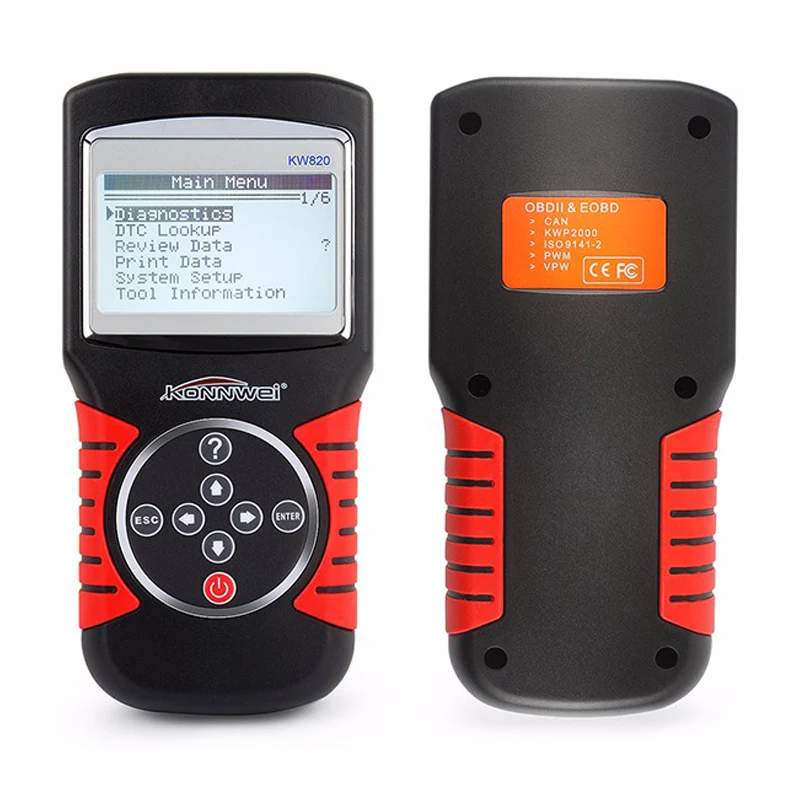 Всеобщий автоматический диагностический инструмент OBD2 сканер OBDII считыватель