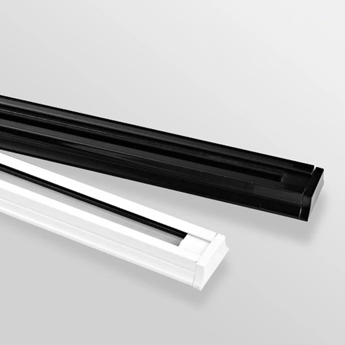 

track light rail 1m spotlight light track white black 1 meter aluminum lamp light track with end cap track of light spotlight