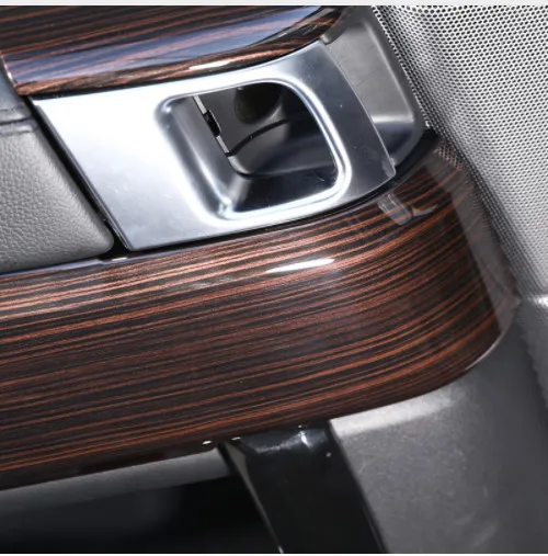 

Red Ash Wood Style For Landrover Range Rover Sport RR Sport 2014-2018 ABS Plastic Interior Door Decoration Panel Cover Trim 4pcs