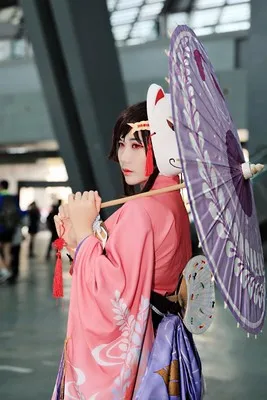 Игра Onmyoji Kagura японский летний фестиваль новый цвет вишни Золотая рыбка Косплей