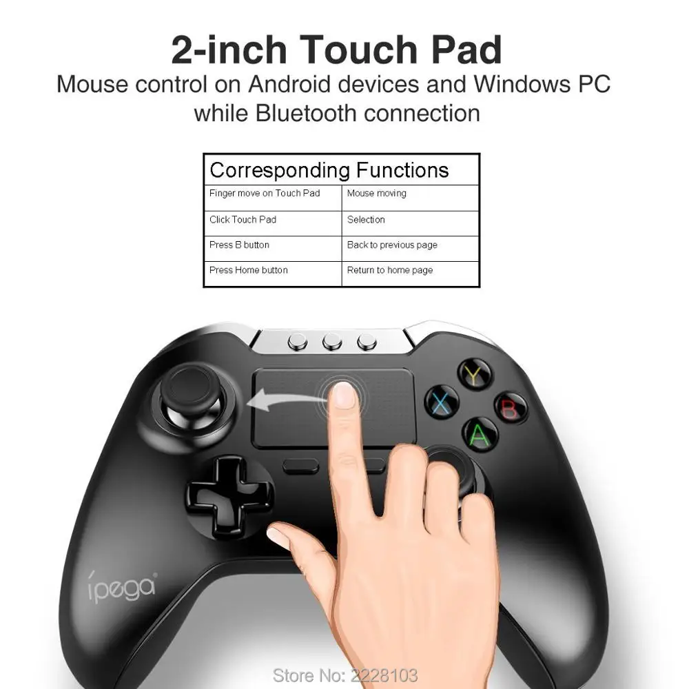 IPega 9069 игровой коврик PG-9069 Bluetooth геймпад Android игровой контроллер с сенсорной панелью джойстик для Android телефона/Pad tv Box