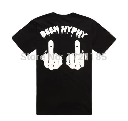 Летняя модная футболка с надписью Been Hyphy PYERX JAY-Z Хлопковая мужская в стиле хип-хоп