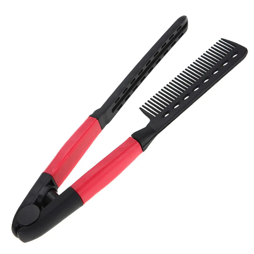 Расческа Складная для выпрямления волос 2017|straightener hair comb|v combhair comb |