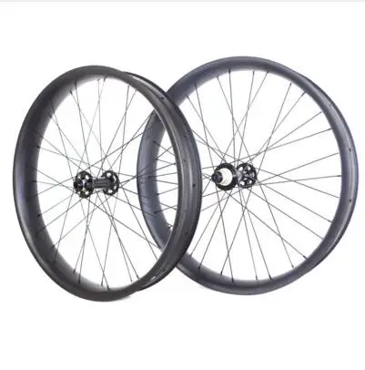 Бескамерные колеса 26ER Fat bike карбоновые 80 мм совместимы с клинчерными втулками