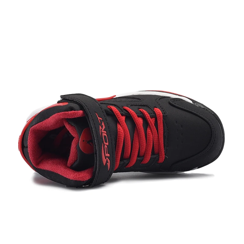 2018 осень зима новый стиль высокие баскетбольные кроссовки для детей мальчиков и