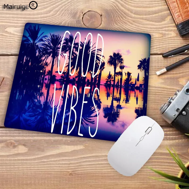 Mairuige Good Vibes Only Sceneary дерево игровая Скорость Мышь PC компьютер коврик Размеры с