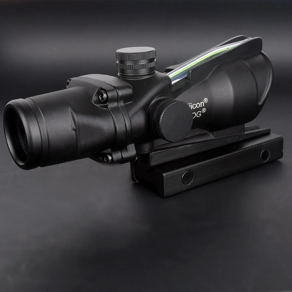 Оптический Прицел ACOG 4X32 прицел с красной зеленой подсветкой и гравировкой точкой