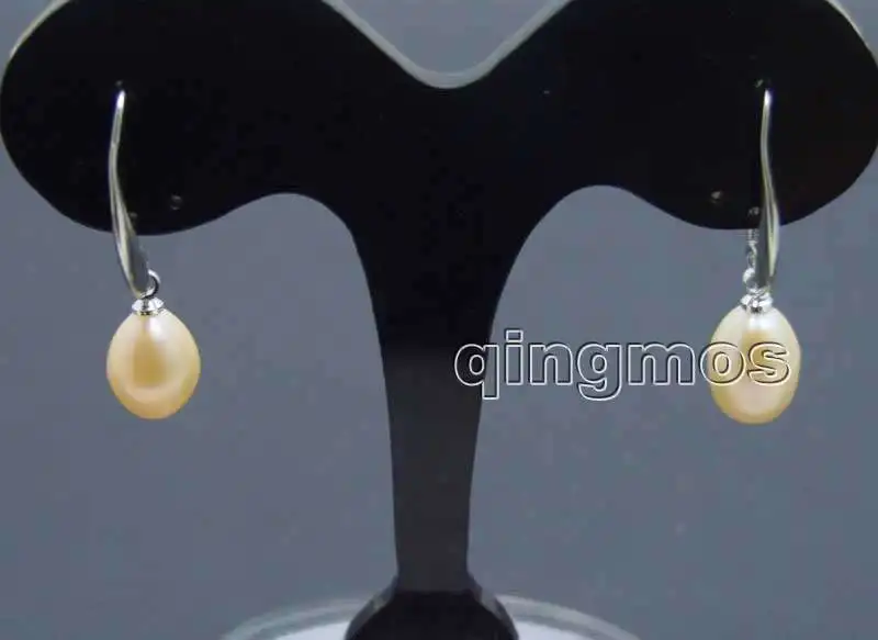 Крючок-подвеска из натурального пресноводного жемчуга 7-9 мм Earring-ear536 | Украшения и