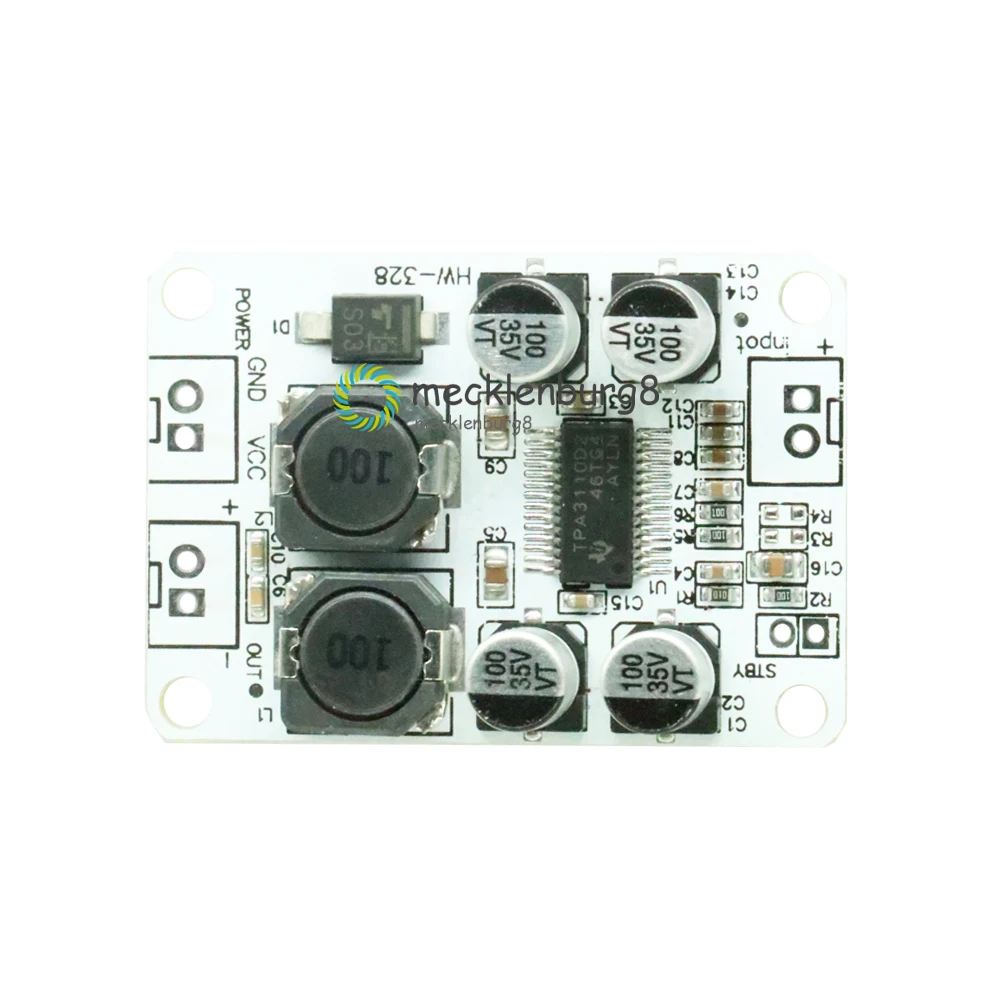 TPA3110 pbtl 30 W Цифровой моно-усилитель домашний модуль Плата усилитель мощности DC 8-26 V