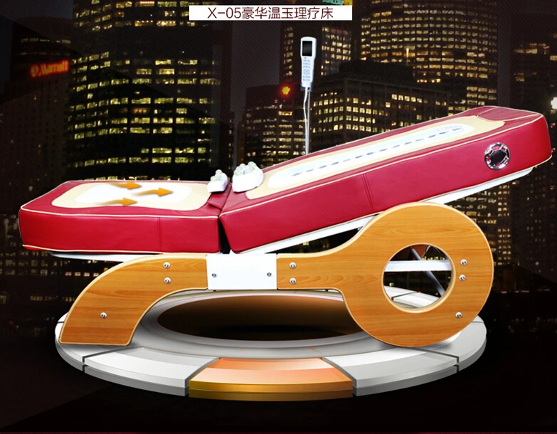Kopen 3 D Geven Massages Bed. Cool Muziek Algemene Elektrische Verwarming Up Jade Massage Bed. Jade Fysiotherapie Bed