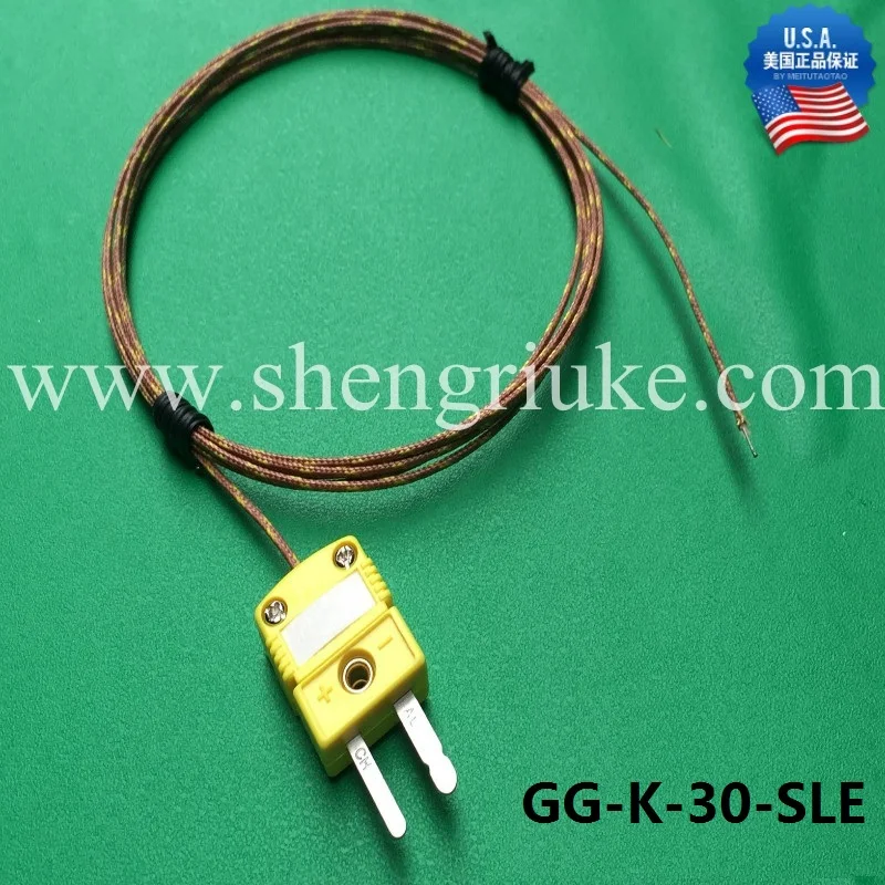 Омега стеклянная оплетка изолированный тип провод термопары к стеклоткани