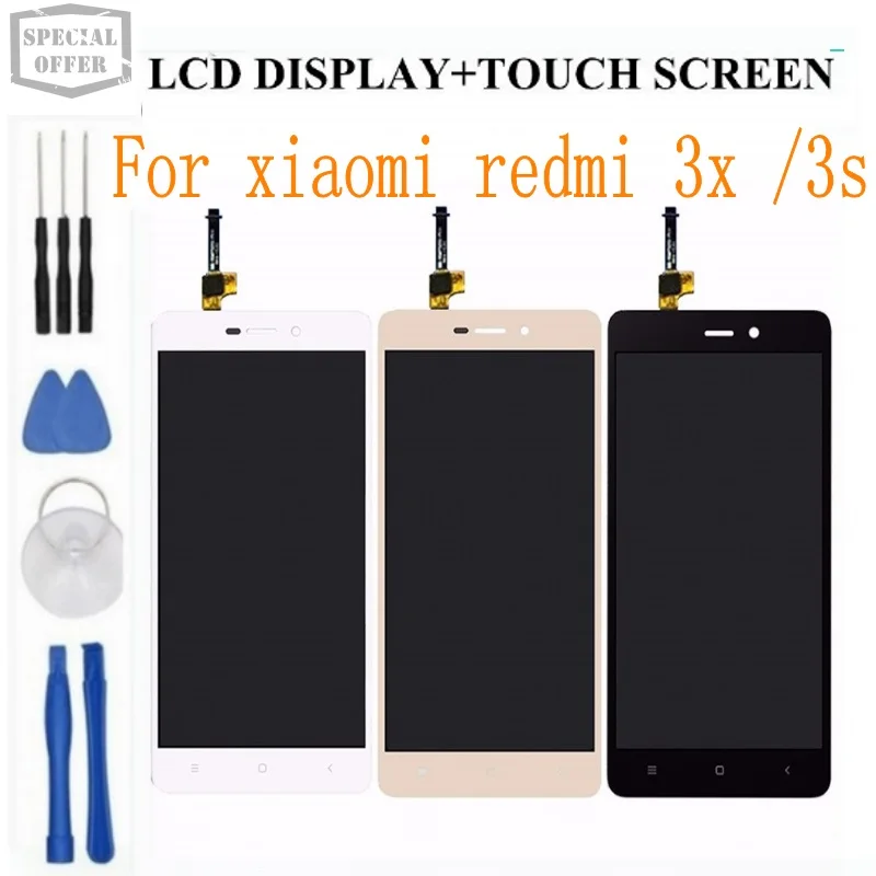 Бесплатная доставка ЖК-дисплей для xiaomi redmi 3X дисплей кодирующий преобразователь