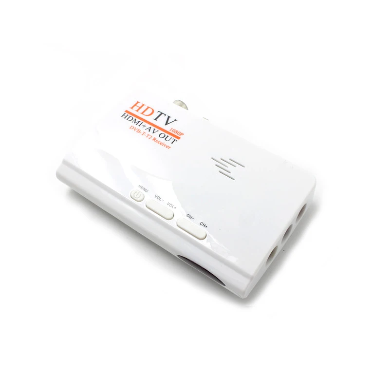 DVB T/DVB T2 ТВ тюнер приемник HDTV AV CVBS & 1080P HD спутниковый ресивер для ПК LCD/CRT мониторов