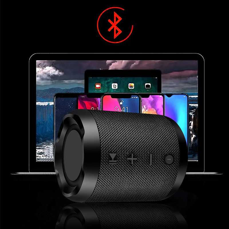 Bluetooth Колонка LIGE компактная портативная с поддержкой TF карт и FM радио|Всепогодные