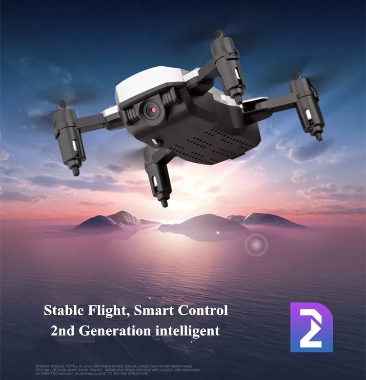 Мини WiFi FPV Радиоуправляемый Дрон умный селфи с камерой в реальном времени 1080P HD Авто парение 3D вращающаяся игрушка складной Квадрокоптер самолет