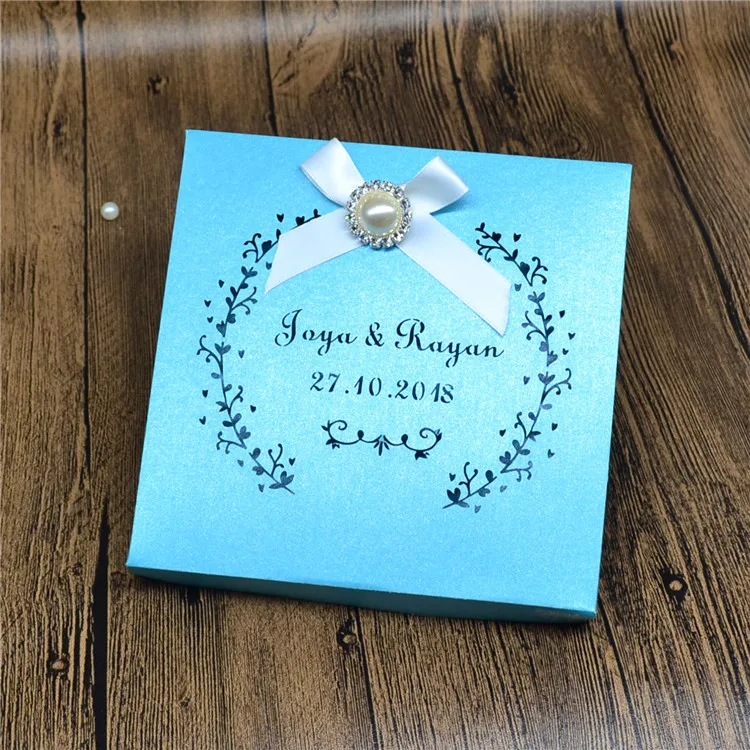 10 шт. жемчужная бумага Высококачественная лазерная резка Персонализированная