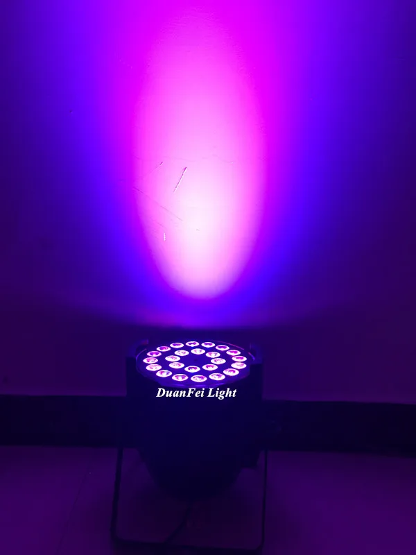 12 шт./лот горячая Распродажа 24x18 Вт Rgbaw UV 6 в 1 Par светодиодная сценическая промывка