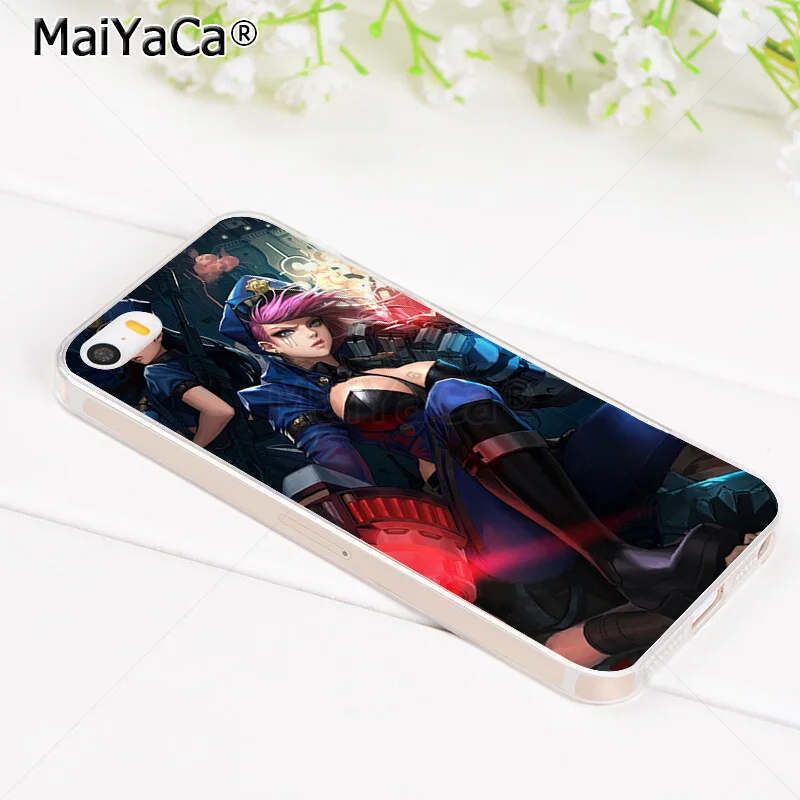 Чехол для телефона MaiYaCa Caitlyn League of Legends милый чехол iPhone 8 8plus 7 7plus 6 6S X 5 5S SE 11pro max |