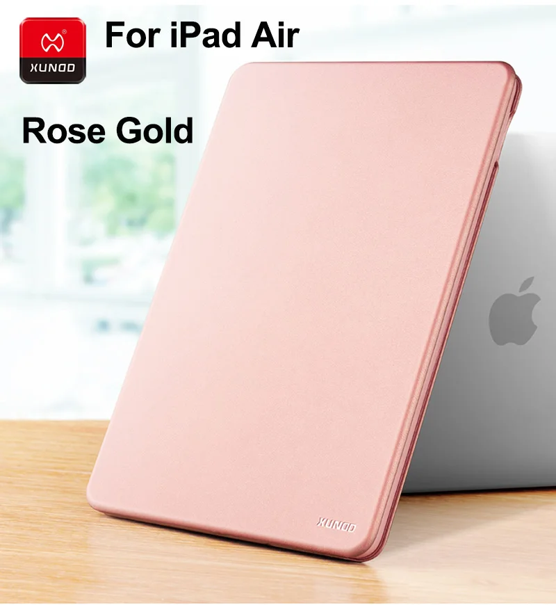 Роскошные кожаные Smart Cover для iPad Pro 9,7 дюйма mini 1234 Air 2 планшет ударопрочный 360 Защитный чехол Магнит до сна - Цвет: iPad Air