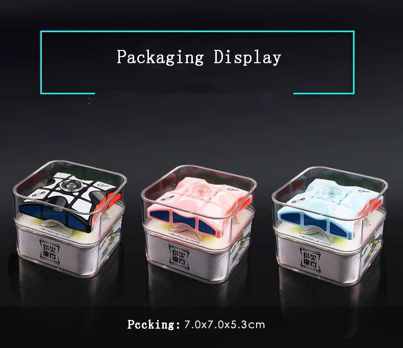 QIYI Fingertip Cube Fingertip Gyro Cube Развивающие игрушки 1x3x3 головоломка волшебный куб игрушки для детей и взрослых Cubo Magico подарок