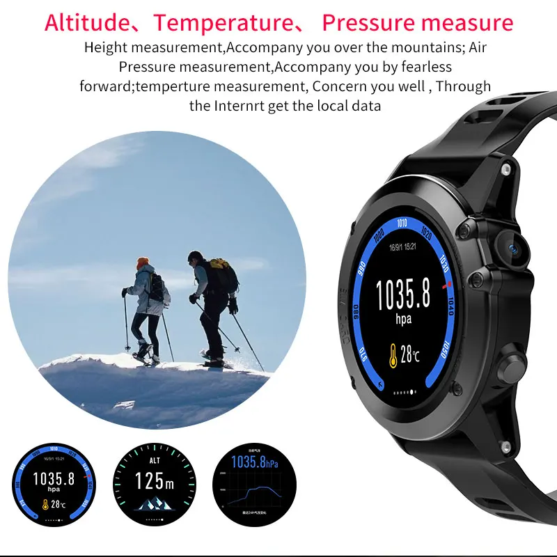 Pewant 3g gps WI-FI H1 Смарт-часы MTK6572 IP68 Водонепроницаемый Поддержка сердечного ритма трекер умные часы фитнес-трекер для iOS Android