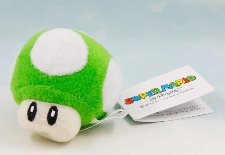 6 см Super Mario Bros Luigi Yoshi Toad грибы плюшевый брелок Аниме Фигурки игрушки для детей подарки ко дню рождения