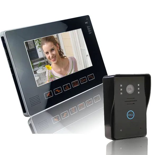 Yobang Security Freeship 9inch Wired Video Door Phone Color Monitor bell phone Intercom With Touch Key | Безопасность и защита