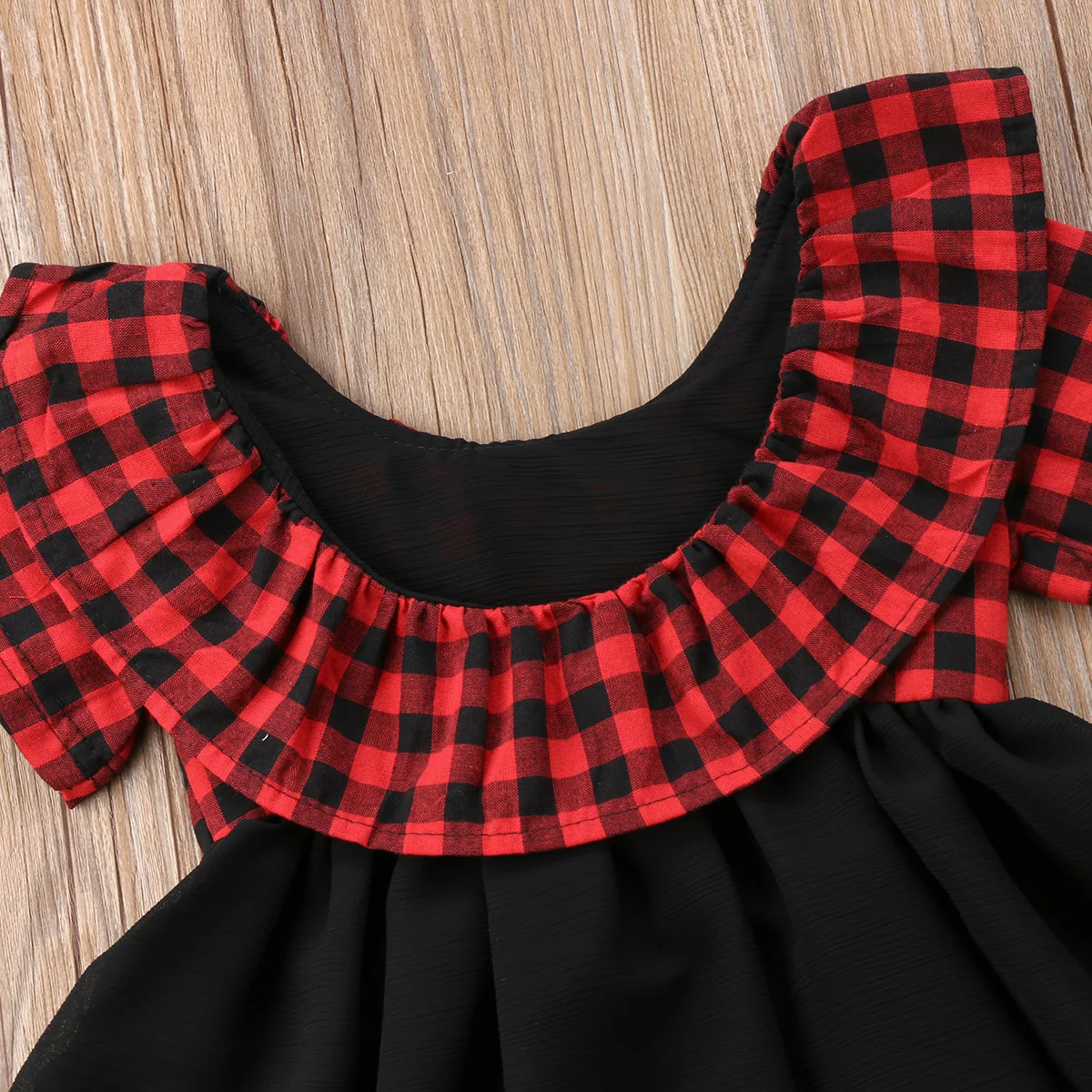 Pudcoco 2018 Новое клетчатое платье-пачка для маленьких девочек винтажное платье