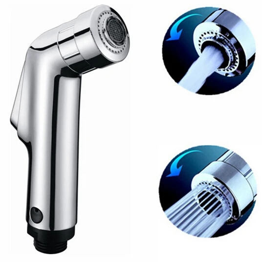 Бесплатная доставка Туалет Ванная комната ABS Биде пеленки душевая головка две