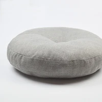 linen meditation cushion japanese futon large floor cushions thickening circle seat cushion tatami yoga mat