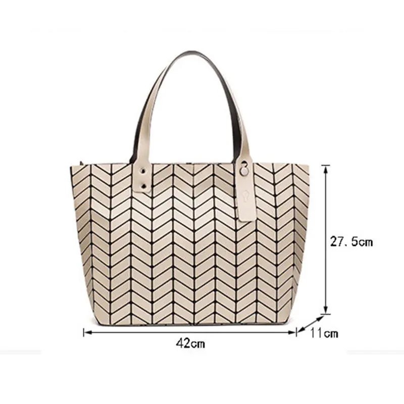 Женские матовые складные сумки на плечо большие повседневные клатчи в клетку с