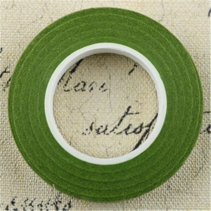 30 ярдов 12 мм Цветочная оформление Корсажная петля искусственный цветок с