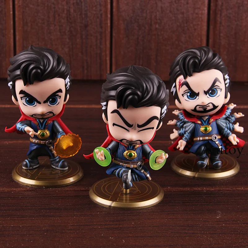 Горячие игрушки Cosbaby Marvel Мстители Бесконечность война Доктор Стрэндж фигурка качающаяся голова куклы ПВХ Коллекционная модель игрушки