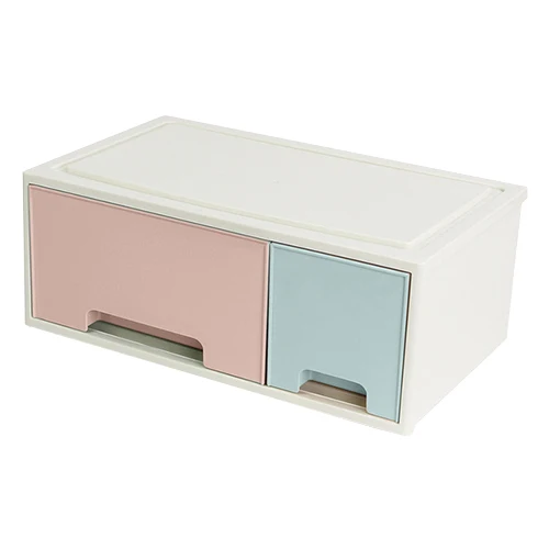 B Blue Pink Комбинируется с выдвижным органайзером для макияжа лак для ногтей помада ящик для хранения ювелирных изделий косметический контейнер настольные Предметы случае аксессуары - Цвет: B Blue Pink