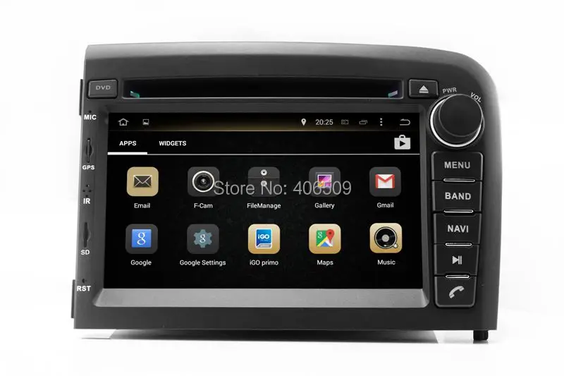 Автомобильный DVD плеер для Volvo S80 Android 9 0 с GPS навигацией радио BT USB Wi Fi 8 ядер